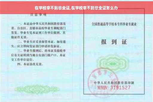 在学校拿不到毕业证,在学校拿不到毕业证怎么办