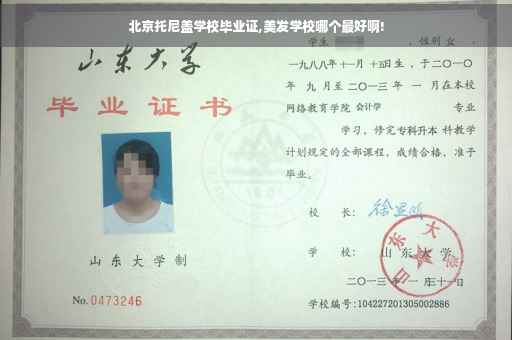 北京托尼盖学校毕业证,美发学校哪个最好啊!