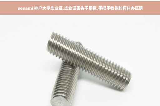 sesami 神户大学毕业证,毕业证丢失不用慌,手把手教你如何补办证明