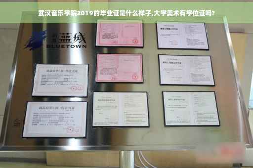 武汉音乐学院2019的毕业证是什么样子,大学美术有学位证吗?