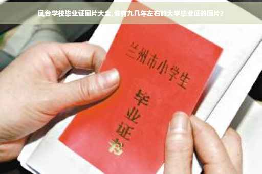 凤台学校毕业证图片大全,谁有九几年左右的大学毕业证的图片?