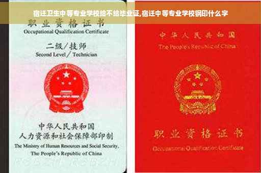 宿迁卫生中等专业学校给不给毕业证,宿迁中等专业学校钢印什么字