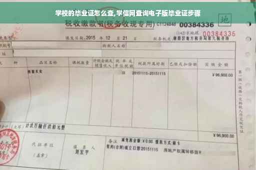 学校的毕业证怎么查,学信网查询电子版毕业证步骤