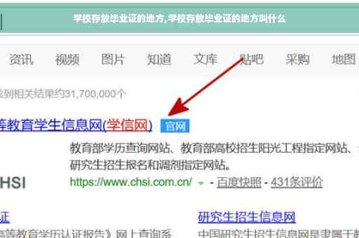 学校存放毕业证的地方,学校存放毕业证的地方叫什么
