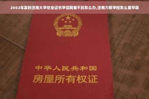 2002年发的济南大学毕业证书学信网查不到怎么办,济南力明学校怎么查学籍