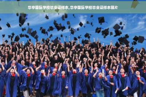 华亭国际学校毕业证样本,华亭国际学校毕业证样本图片