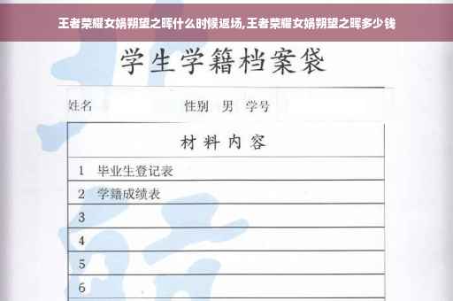 王者荣耀女娲朔望之晖什么时候返场,王者荣耀女娲朔望之晖多少钱