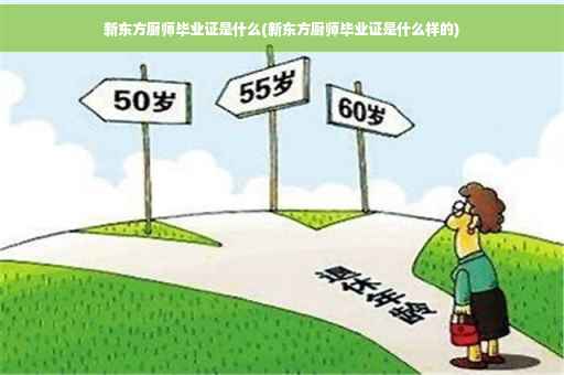 新东方厨师毕业证是什么(新东方厨师毕业证是什么样的)