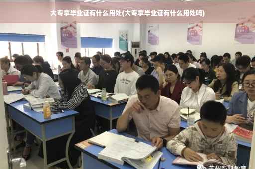 大专拿毕业证有什么用处(大专拿毕业证有什么用处吗)