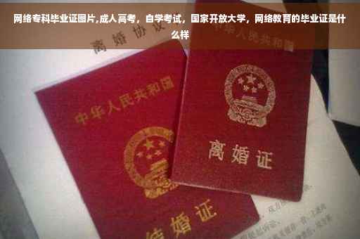 网络专科毕业证图片,成人高考，自学考试，国家开放大学，网络教育的毕业证是什么样