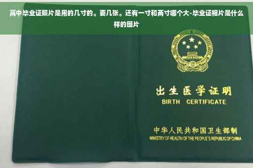 高中毕业证照片是用的几寸的。要几张。还有一寸和两寸哪个大-毕业证相片是什么样的图片