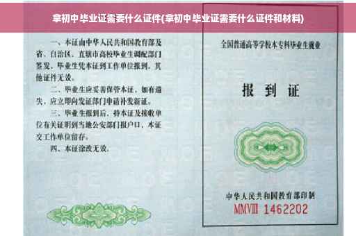 拿初中毕业证需要什么证件(拿初中毕业证需要什么证件和材料)