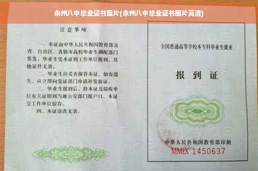 永州八中毕业证书图片(永州八中毕业证书图片高清)