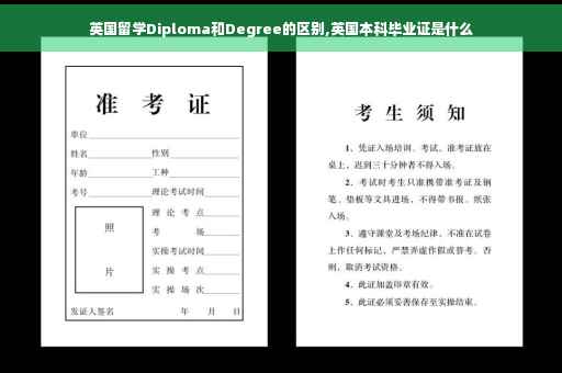 英国留学Diploma和Degree的区别,英国本科毕业证是什么