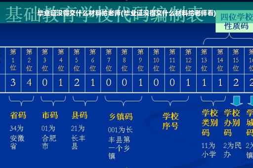 毕业证没得交什么材料给老师(毕业证没得交什么材料给老师看)