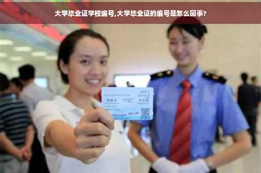 大学毕业证学校编号,大学毕业证的编号是怎么回事?