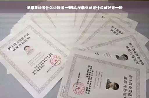 没毕业证考什么证好考一些呢,没毕业证考什么证好考一些