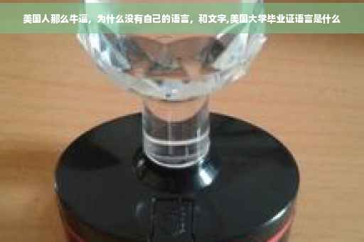 美国人那么牛逼，为什么没有自己的语言，和文字,美国大学毕业证语言是什么