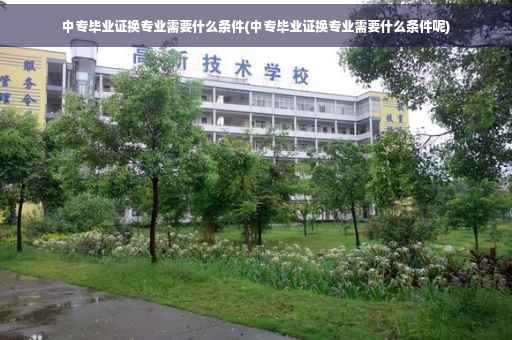 中专毕业证换专业需要什么条件(中专毕业证换专业需要什么条件呢)