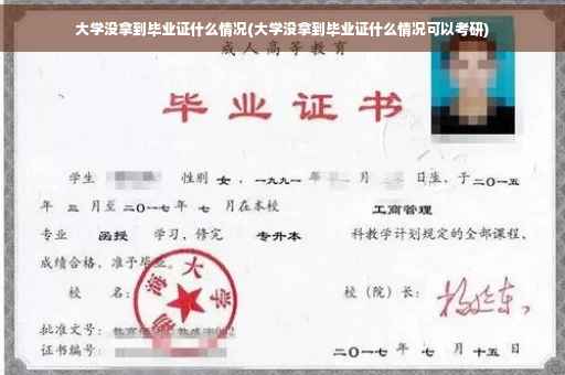 大学没拿到毕业证什么情况(大学没拿到毕业证什么情况可以考研)