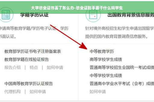 大学毕业证书丢了怎么办-毕业证到手要干什么吗学生