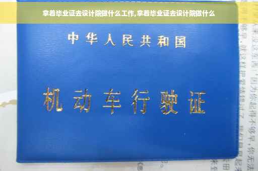 拿着毕业证去设计院做什么工作,拿着毕业证去设计院做什么