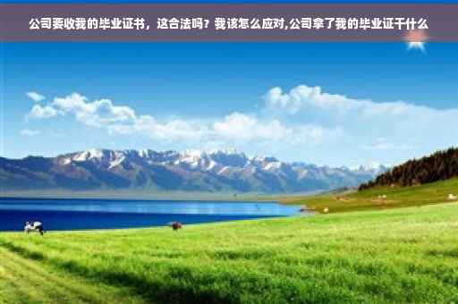 公司要收我的毕业证书，这合法吗？我该怎么应对,公司拿了我的毕业证干什么
