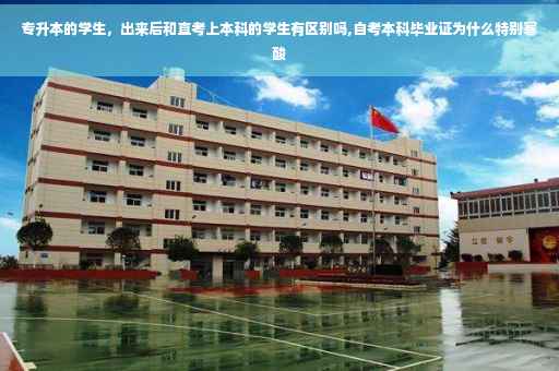 专升本的学生，出来后和直考上本科的学生有区别吗,自考本科毕业证为什么特别寒酸