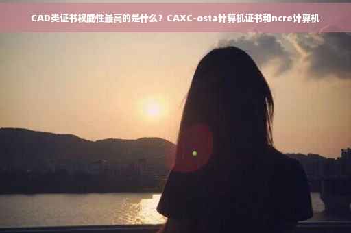 CAD类证书权威性最高的是什么？CAXC-osta计算机证书和ncre计算机