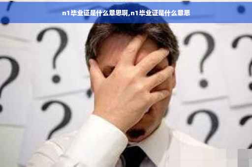 n1毕业证是什么意思啊,n1毕业证是什么意思