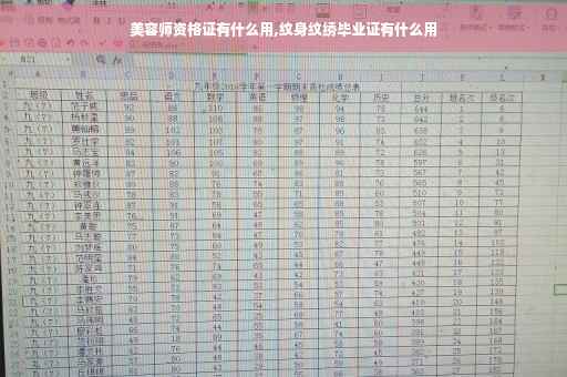 美容师资格证有什么用,纹身纹绣毕业证有什么用