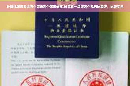 计算机等级考试四个等级哪个等级最高,计算机一级考哪个科目比较好，比较实用