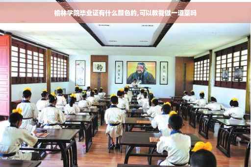 榆林学院毕业证有什么颜色的,可以教我做一道菜吗
