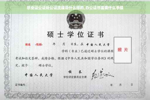 毕业证公证处公证流程是什么样的,办公证书需要什么手续 毕业证公证处公证流程是什么样的,办公证书需要什么手续