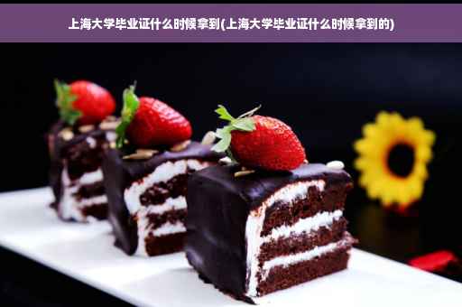上海大学毕业证什么时候拿到(上海大学毕业证什么时候拿到的) 上海大学毕业证什么时候拿到(上海大学毕业证什么时候拿到的)