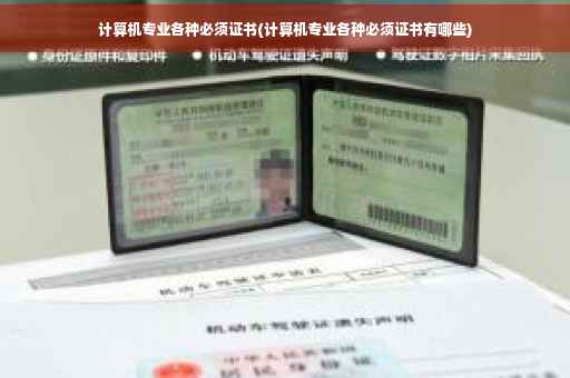 计算机专业各种必须证书(计算机专业各种必须证书有哪些)