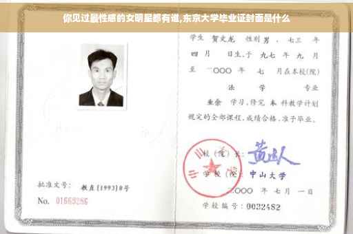 你见过最性感的女明星都有谁,东京大学毕业证封面是什么