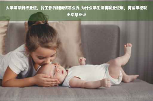 大学没拿到毕业证，找工作的时候该怎么办,为什么学生没有就业证明，有些学校就不给毕业证
