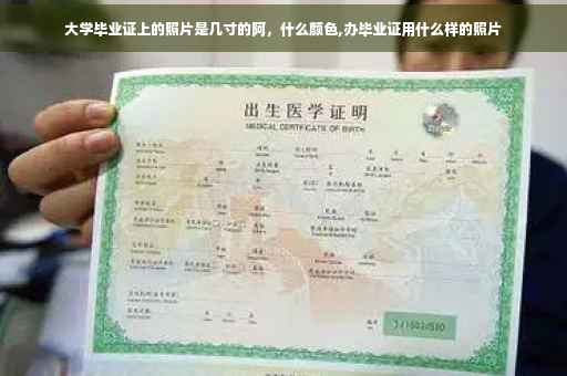 大学毕业证上的照片是几寸的阿，什么颜色,办毕业证用什么样的照片