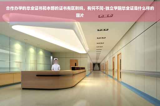 合作办学的毕业证书和本部的证书有区别吗，有何不同-独立学院毕业证是什么样的图片