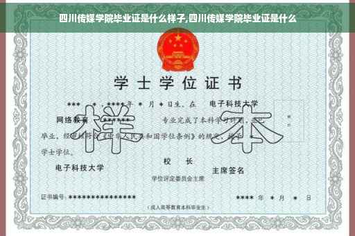 四川传媒学院毕业证是什么样子,四川传媒学院毕业证是什么