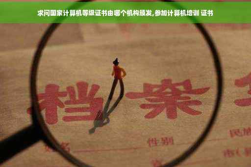 求问国家计算机等级证书由哪个机构颁发,参加计算机培训 证书