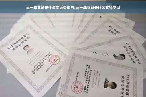 高一毕业证是什么文凭类型的,高一毕业证是什么文凭类型