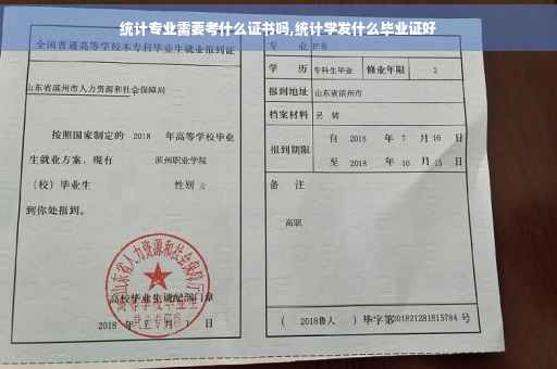 统计专业需要考什么证书吗,统计学发什么毕业证好