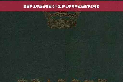 美国护士毕业证书图片大全,护士中专毕业证是怎么样的