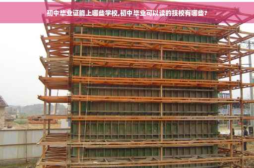 初中毕业证能上哪些学校,初中毕业可以读的技校有哪些?