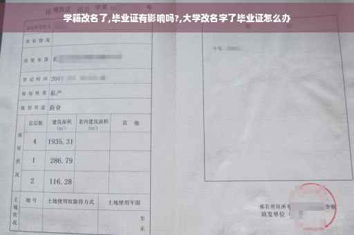 学籍改名了,毕业证有影响吗?,大学改名字了毕业证怎么办 学籍改名了,毕业证有影响吗?,大学改名字了毕业证怎么办