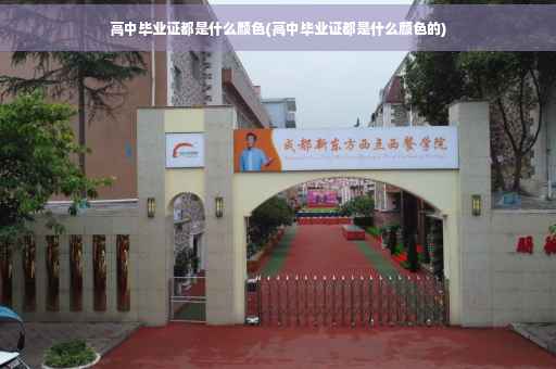 高中毕业证都是什么颜色(高中毕业证都是什么颜色的)