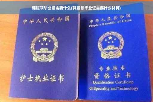 韩服领毕业证需要什么(韩服领毕业证需要什么材料)