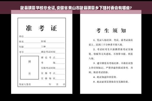 歙县璜田学校毕业证,安徽省黄山市歙县璜田乡下辖村委会有哪些?